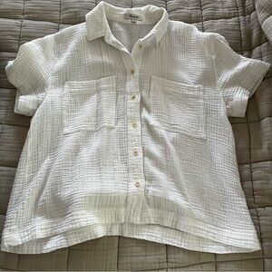Madewell Lightspun Beachside Shirt